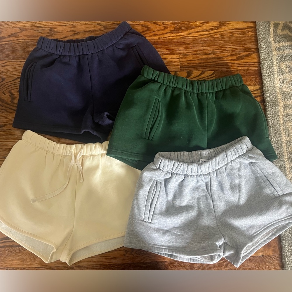 Women's Shorts Bundle - Navy, Green, Yellow , and Gray